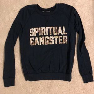 Thin sweatshirt, navy blue